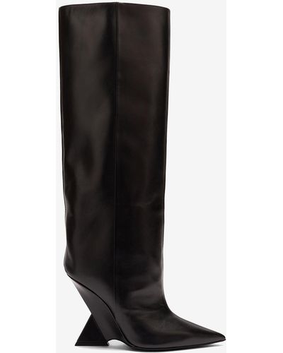 The Attico Cheope Over-the-knee Boots in White | Lyst