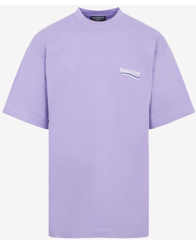 balenciaga purple shirt