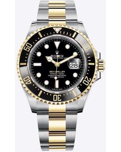 Rolex Oyster Perpetual Sea-dweller 43 Watch In Oystersteel And Yellow Gold - Multicolour