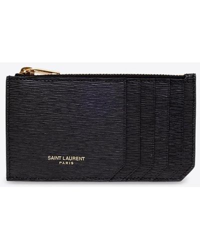 Saint laurent coin card holder sales
