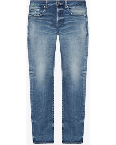 Saint Laurent Slim-fit Jeans - Blue