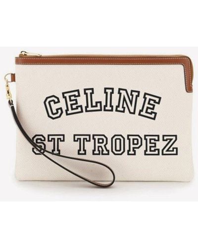 Celine Pocket Envelope Clutch - Black Clutches, Handbags - CEL263791