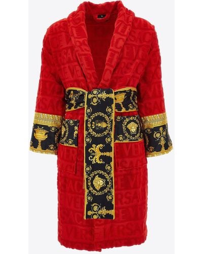 Red Versace Nightwear and sleepwear for Women | Lyst