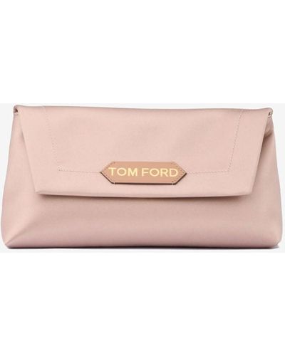Clutches Tom Ford - Logo croc leather clutch bag - H0500LCL239G1N001