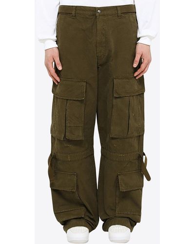 DARKPARK Baggy Cargo Trousers - Green