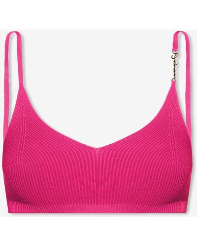 Jacquemus La Brassiere Artichaut Ruffed Bralette Off-White - SS23 - US