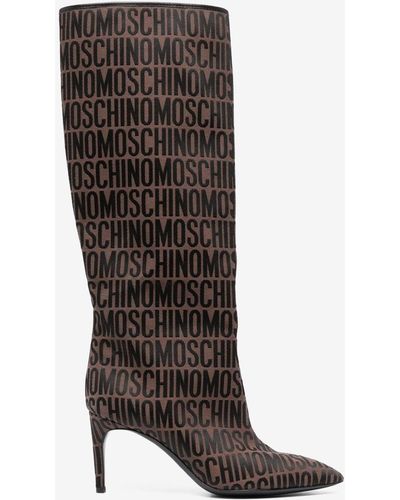 Moschino over discount the knee socks