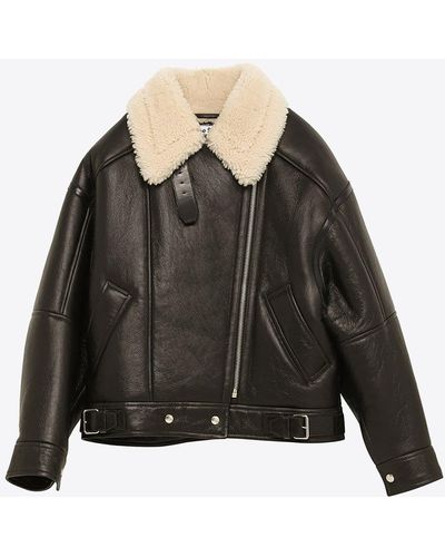 Acne Studios Leather jackets Women | Sale up to 75% off | Lyst