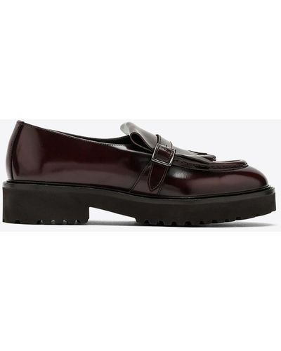Doucal's Braided-detail Tassel Loafers - Red