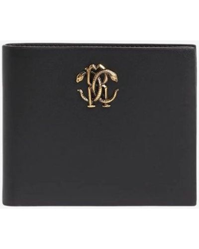 Black Roberto Cavalli Wallets and cardholders for Men | Lyst