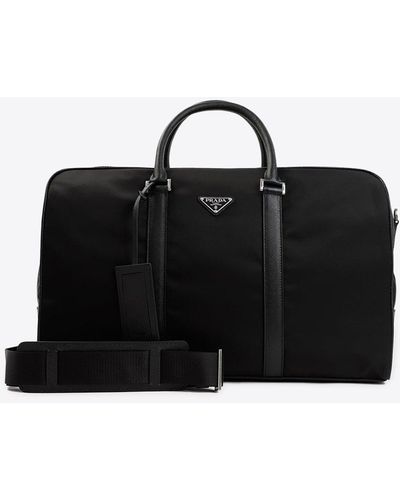 Prada Travel Duffle Bag With Wheels – Aveugle Shop