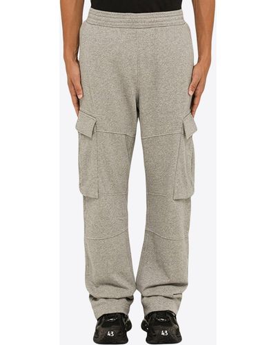 Givenchy Jersey Cargo Pants in Gray for Men