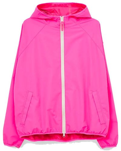 Tanta Chiuvula Waterproof Windbreaker Jacket - Pink