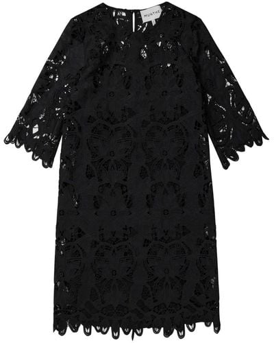Munthe Lisol Lace Dress - Black