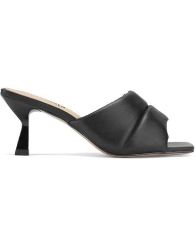Shoe Biz Copenhagen Vix Leather Heels - Black