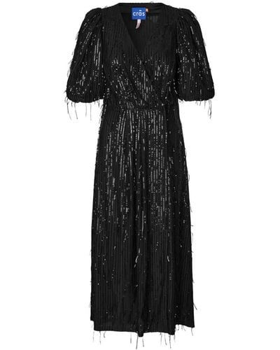 Crās Dakota Sequin Dress - Black