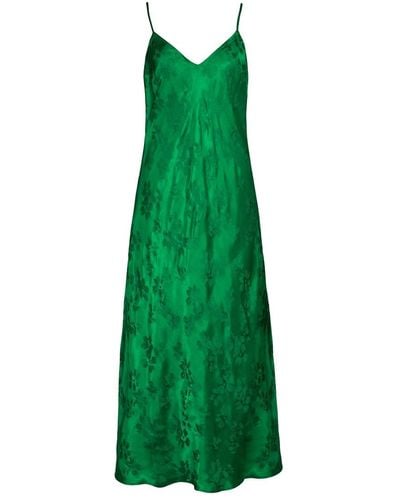 Essentiel Antwerp Vegetarian Long Slip Dress - Green