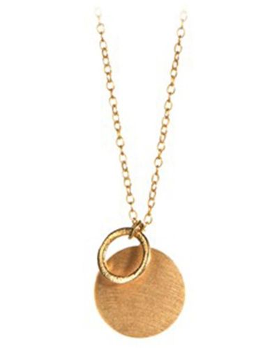 Pernille Corydon Coin & Circle Necklace - Metallic