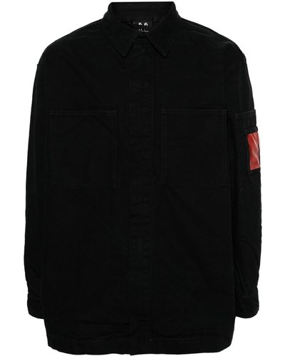 44 Label Group Cotton Overshirt For Hangovers - Black