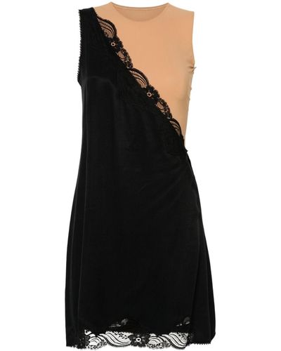 MM6 by Maison Martin Margiela Dress With Lace Trim - Black