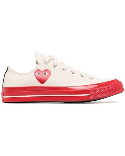 COMME DES GARÇONS PLAY Chuck 70 Trainers - Red