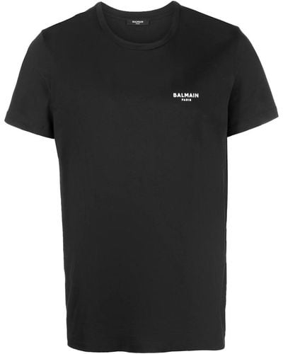Balmain Logo-Print T-Shirt - Black