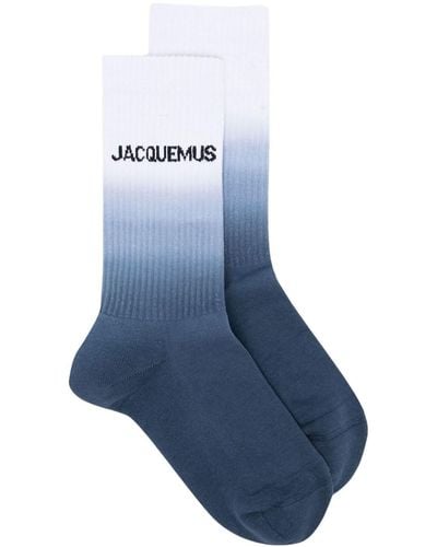 Jacquemus Socks With Gradient Effect - Blue
