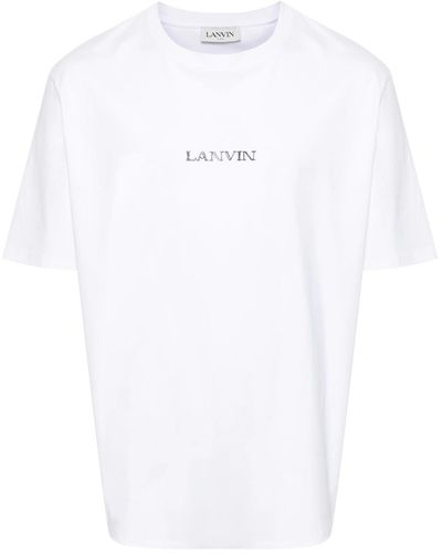 Lanvin T-Shirt With Embroidery - White