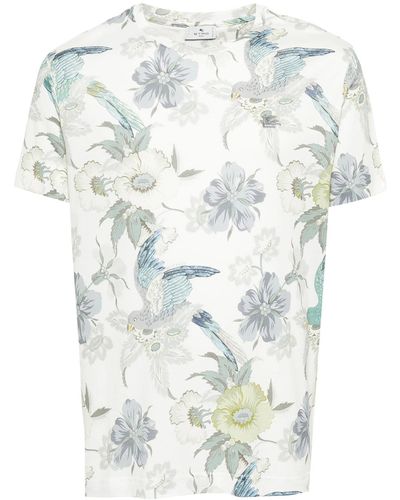 Etro T-Shirt With Embroidery - White