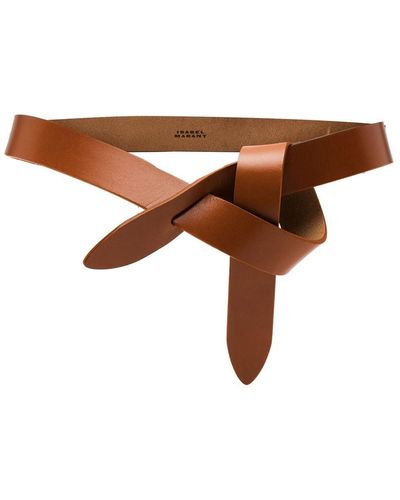 Isabel Marant Lecce Belt With Knot - Brown