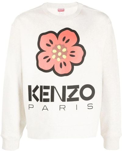 KENZO Sweatshirt With Logo Print - White