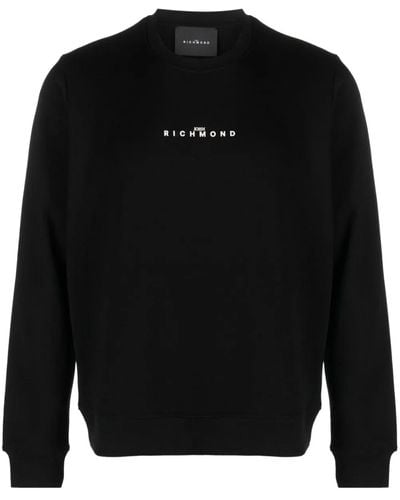 John Richmond Sweatshirt With Print - Black