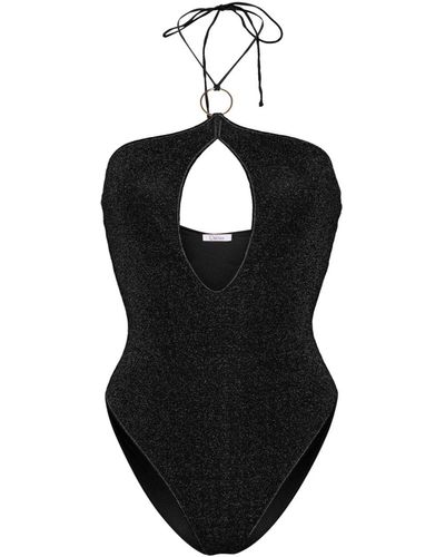 Oséree Lumiere Ring Maillot One-Piece Swimsuit - Black