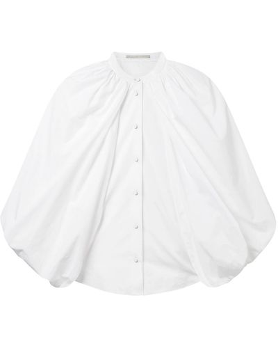 Stella McCartney Balloon Cotton Shirt - White