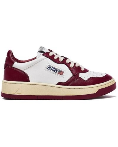 Autry Low Trainer Inspired By Vintage Eighties Models - Pink