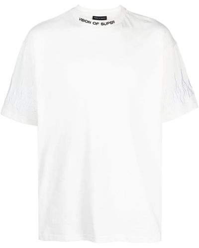 Vision Of Super T-Shirt With Embroidery - White
