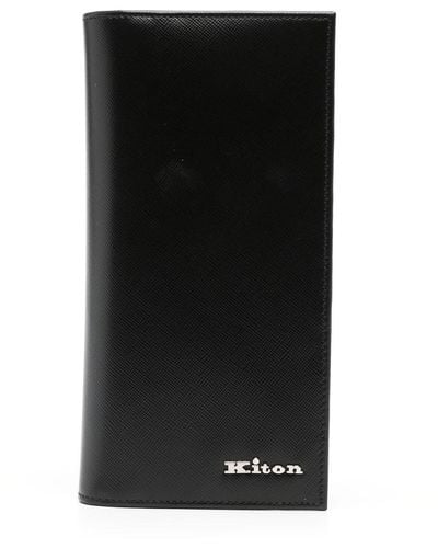 Kiton Portafoglio Bi-Fold - Nero