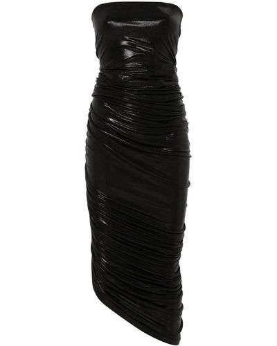 Norma Kamali Diana Midi Dress - Black