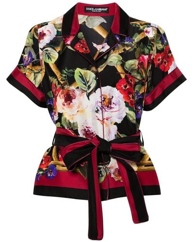Dolce & Gabbana Flowered Shirt