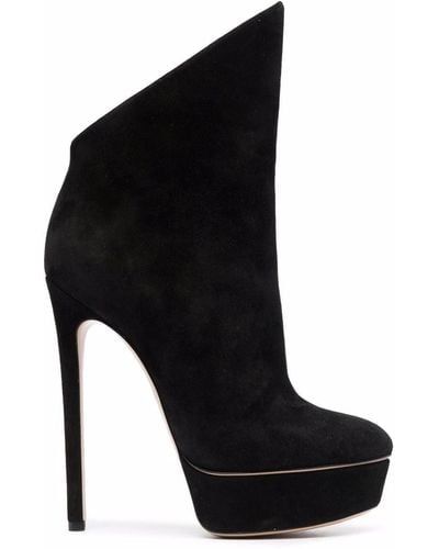 Casadei Boots With Stiletto Heel - Black