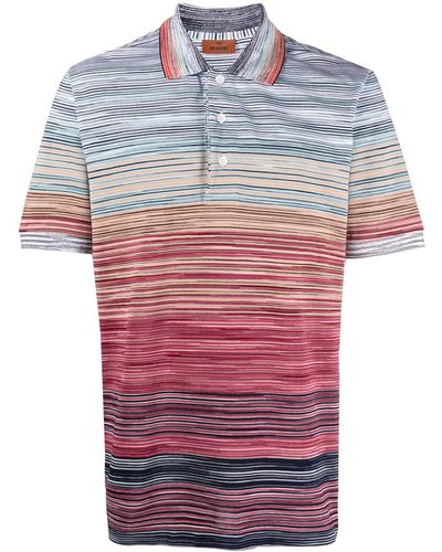 Missoni Striped Polo Shirt - Multicolour