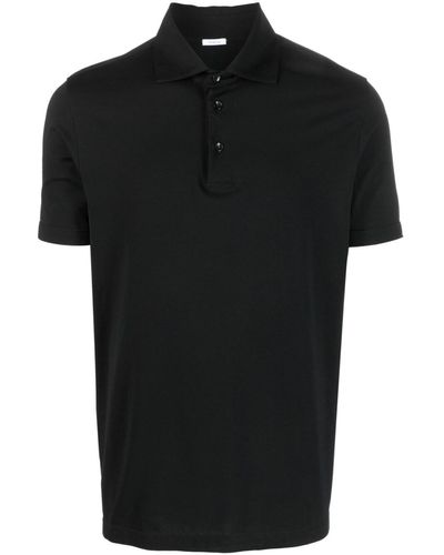 Malo Short-Sleeved Polo Shirt - Black