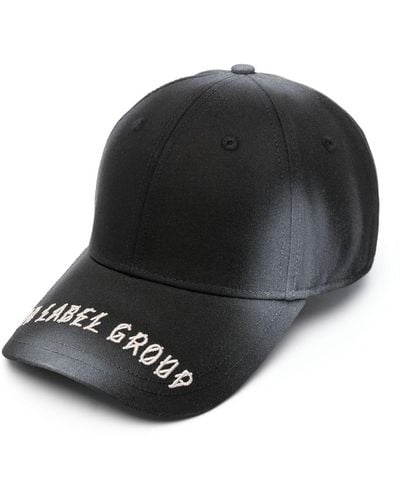 44 Label Group Baseball Hat With Embroidery - Black