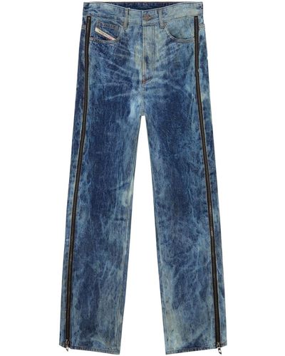 DIESEL D-Rise Straight Jeans - Blue