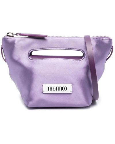 The Attico Via Del Giardini Shoulder Bag - Purple