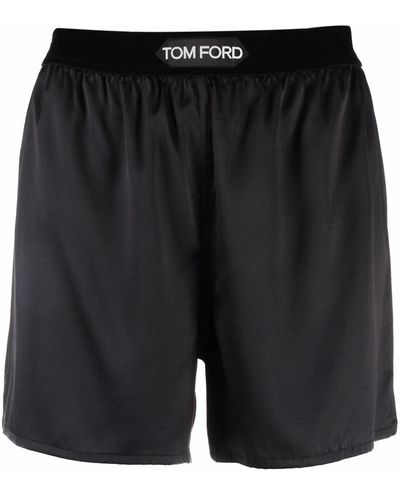 Tom Ford Boxers With Logo - Black