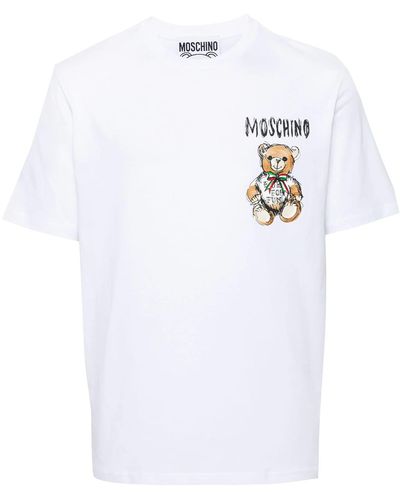 Moschino T-shirt Teddy Bear - Bianco