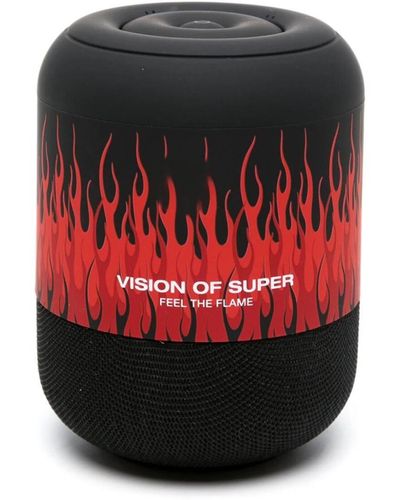 Vision Of Super Speaker With Print - Red