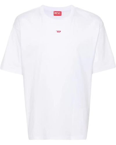 Diesel T-BOXT-K4 - T-shirt Con Stampa - White/bianco