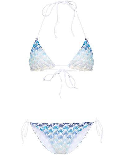 Missoni Bikini With Gradient Effect - Blue